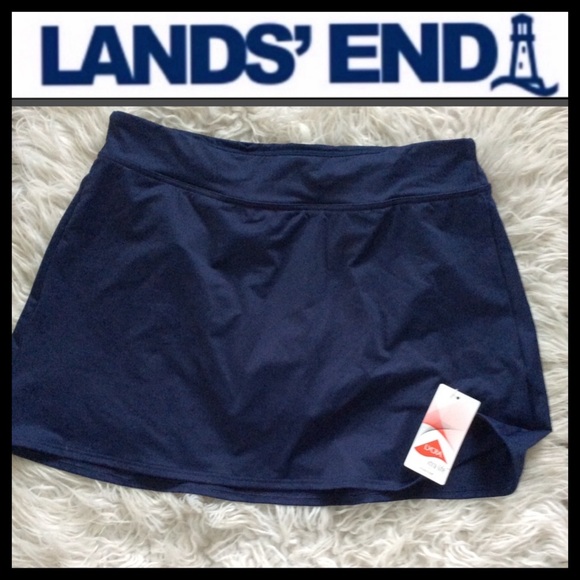 NWT Lands’ End Chlorine Resistant Swim Skirt - Picture 6 of 9